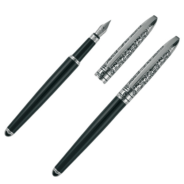 Logotrade advertising products photo of: Writing set ballpoint pen & fountain pen JACQUES Pierre Cardin