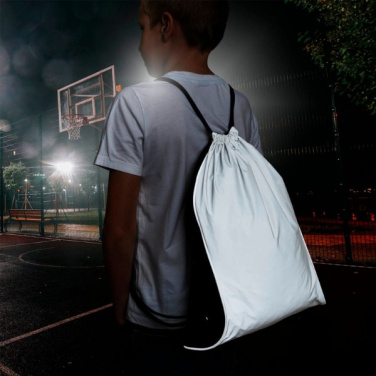 Logo trade promotional merchandise image of: Drawstring bag DENISON Schwarzwolf