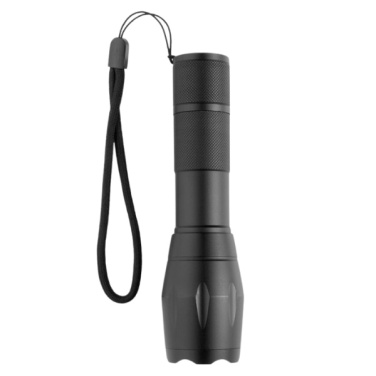 Logo trade corporate gifts picture of: Flashlight DELGADA Schwarzwolf