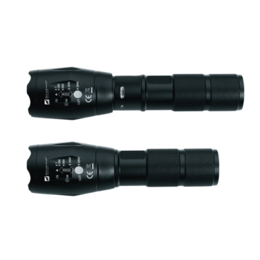 Logotrade advertising products photo of: Flashlight DELGADA Schwarzwolf