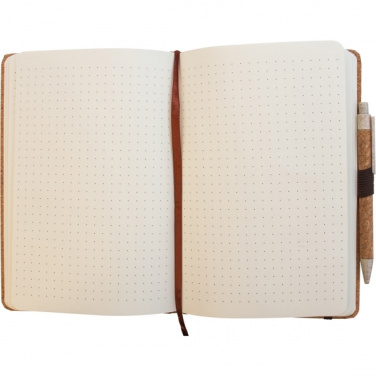 Logo trade promotional giveaways picture of: A5 Notebook BASTOGNE