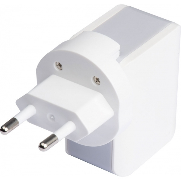 Logotrade promotional item image of: Travel adapter ANTWERP