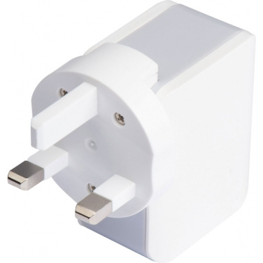 Logo trade advertising product photo of: Travel adapter ANTWERP
