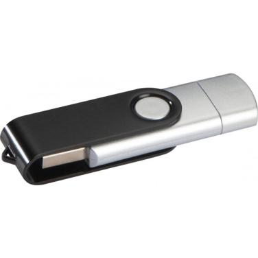 Logo trade business gifts image of: USB stick 32GB TWIST