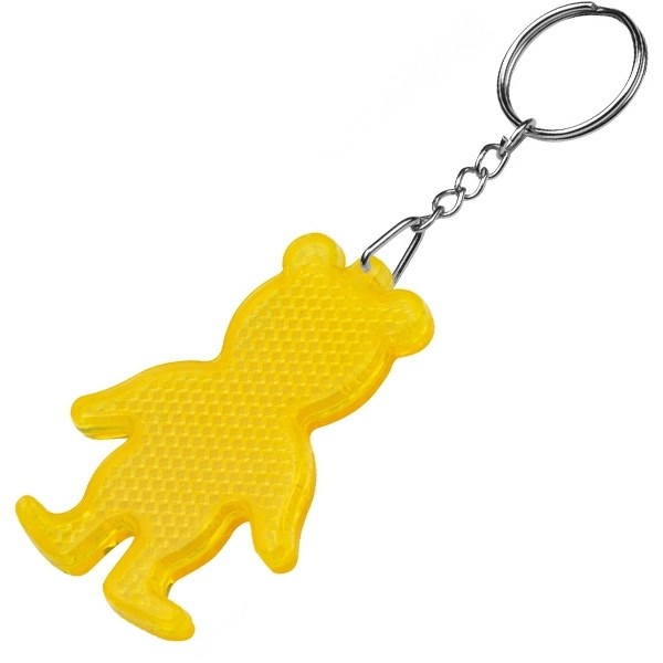 Logotrade business gift image of: Reflective keyring BEAR