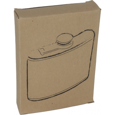 Logo trade promotional giveaways picture of: Hip flask HOOGSTRATEN 170 ml