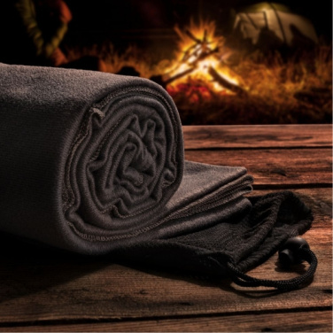 Logotrade promotional gifts photo of: Blanket BRISA Schwarzwolf