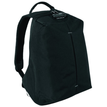 Logo trade business gifts image of: Backpack MAREB Schwarzwolf