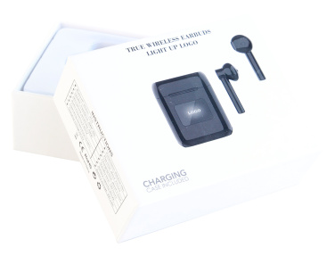 Logotrade promotional merchandise picture of: Wireless earbuds with light up logo