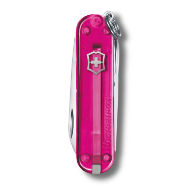 Logotrade promotional gift picture of: Pocket knife Classic SD transparent Victorinox