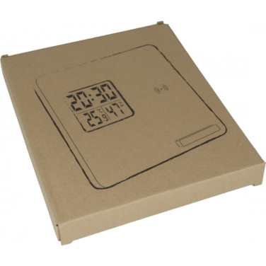 Logo trade business gift photo of: Bamboo weather station GRANADA