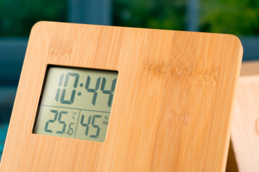 Logotrade corporate gifts photo of: Bamboo weather station GRANADA