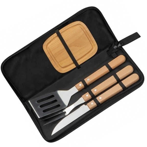 Logotrade promotional item image of: Barbecue set BELFAST