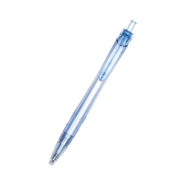 Logotrade promotional item picture of: Transparent ballpen GLASGOW