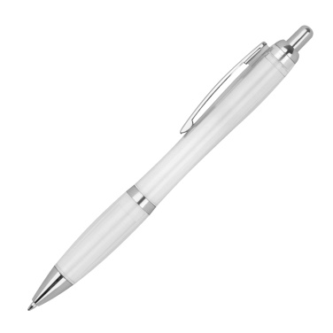 Logo trade promotional gifts image of: Transparent ballpen ALKEN
