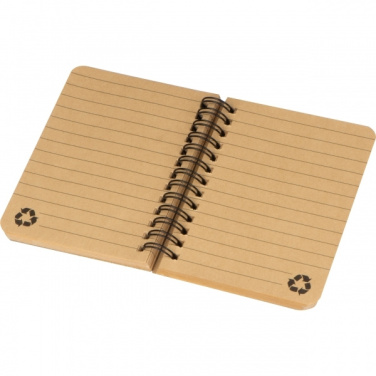 Logo trade promotional items image of: A6 notebook PHOENIX