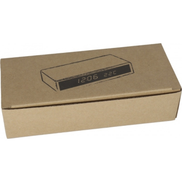 Logo trade promotional item photo of: Desk clock TRONDHEIM