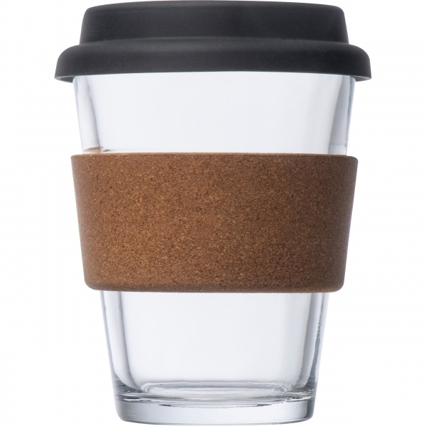 Logo trade promotional giveaways picture of: Glass drinking cup WROCŁAW 350ml