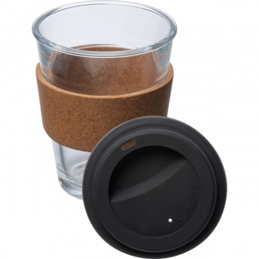 Logo trade promotional merchandise picture of: Glass drinking cup WROCŁAW 350ml