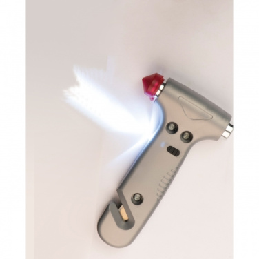 Logo trade business gift photo of: Emergency hammer VALENCIA
