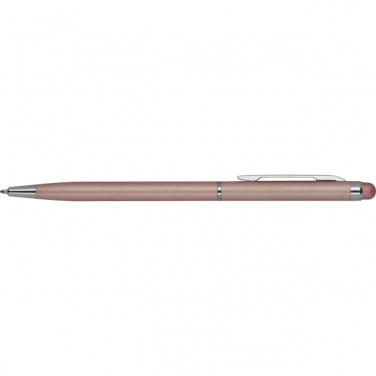 Logo trade promotional giveaways picture of: Ball pen with touch function CATANIA