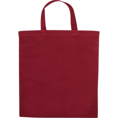 Logo trade promotional product photo of: Cotton bag with short handles BREGENZ