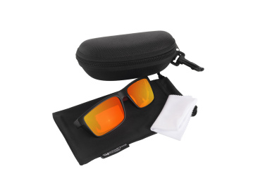 Logotrade promotional merchandise picture of: Sunglasses IRAVADI Schwarzwolf