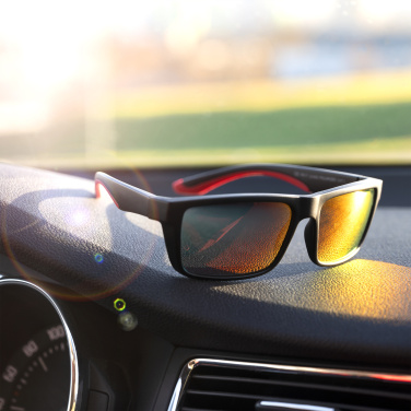 Logo trade promotional giveaways picture of: Sunglasses IRAVADI Schwarzwolf