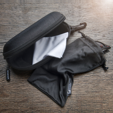 Logo trade promotional item photo of: Case for sunglasses ARKANSAS Schwarzwolf