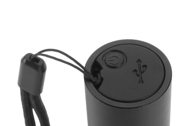 Logo trade promotional giveaway photo of: Flashflight ZAGROS Schwarzwolf