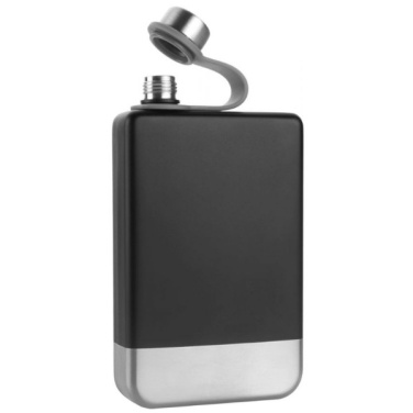 Logotrade promotional merchandise photo of: Hip flask set TAHAT Schwarzwolf