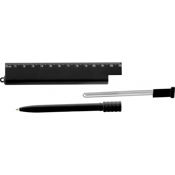 Logotrade promotional merchandise picture of: Multifunctional Ruler MANILA