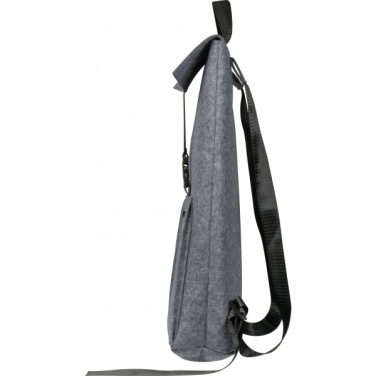 Logo trade corporate gifts picture of: RPET Felt Backpack BIRMINGHAM
