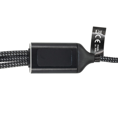 Logotrade corporate gift image of: 3 in 1 cable with elighted logo Pierre Cardin