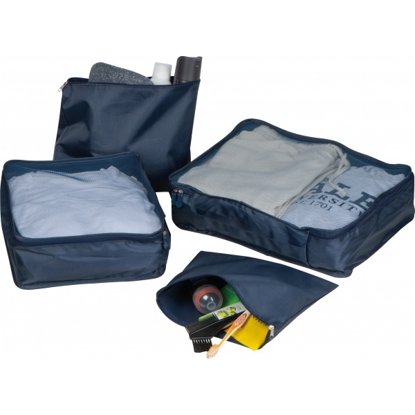 Logo trade promotional merchandise picture of: 4-piece travel set BELMONT