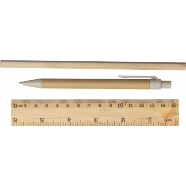 Logotrade promotional product picture of: Writing set Teresina