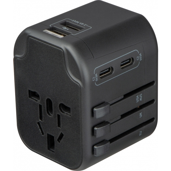 Logotrade promotional merchandise picture of: Travel Adapter Maracena