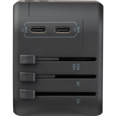 Logo trade business gift photo of: Travel Adapter Maracena