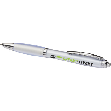 Logotrade advertising product image of: Curvy ballpoint pen with frosted barrel and grip