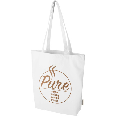 Logo trade promotional merchandise photo of: Florida 270 g/m² GRS recycled tote bag 10L