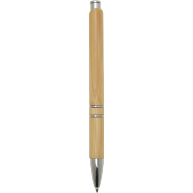 Logotrade promotional merchandise image of: Wicker bamboo ballpoint pen