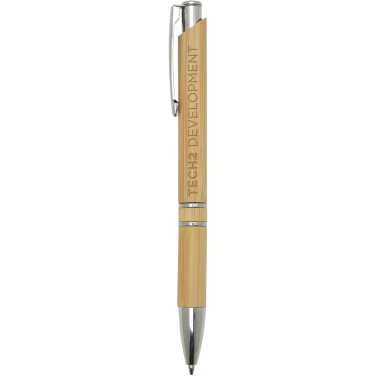 Logotrade promotional merchandise picture of: Wicker bamboo ballpoint pen
