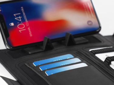 Logo trade corporate gifts image of: HERMANO Power Bank Organizer 54713000