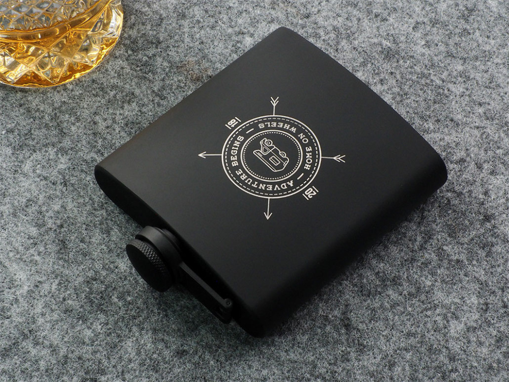 Logo trade corporate gifts picture of: Hip flask 190203600
