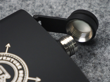 Logo trade promotional merchandise image of: Hip flask 190203600