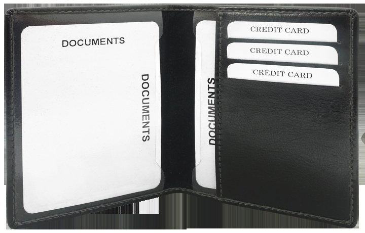 Logo trade advertising products image of: Document wallet 889019