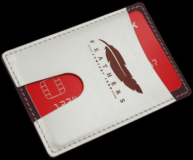 Logo trade advertising products image of: Credit card holder 544119