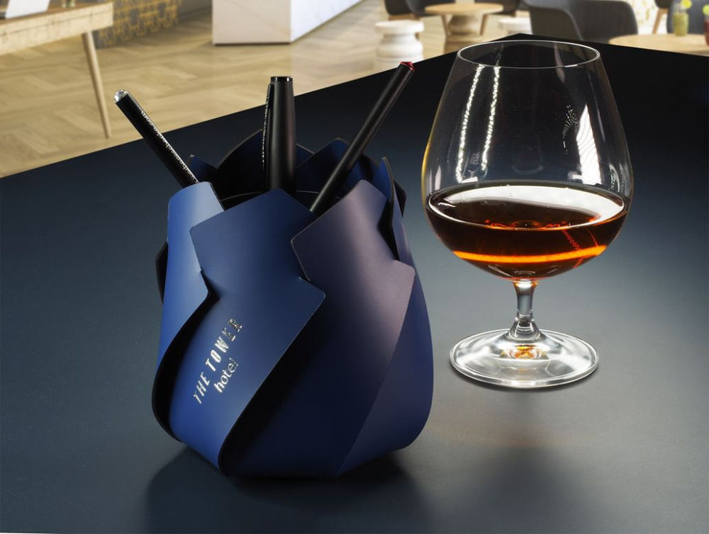 Logo trade business gifts image of: Pen holder 1219094