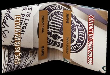 Logo trade promotional merchandise picture of: Origami wallet 998117