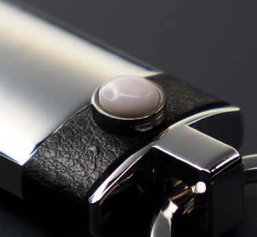 Logo trade promotional items image of: Opal stone Keyring 1294095